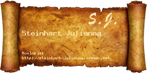 Steinhart Julianna névjegykártya