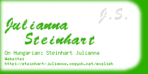 julianna steinhart business card